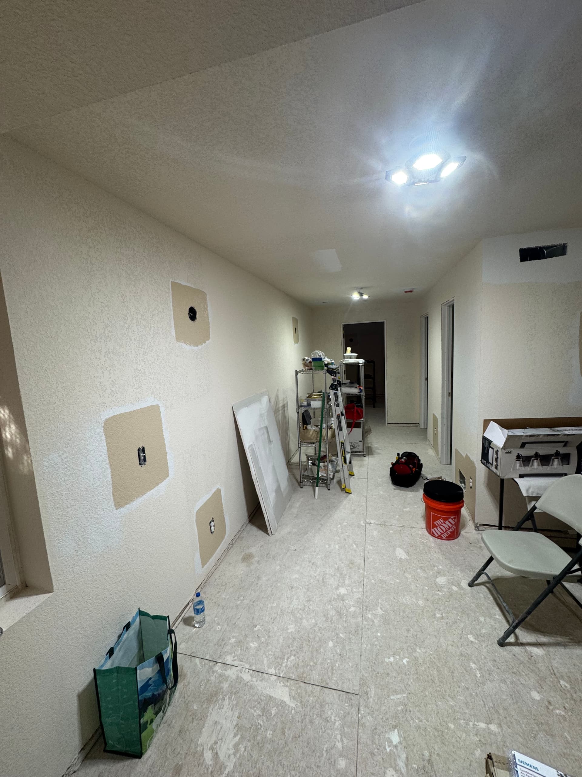 Basement Electrical Trim-Out in Thornton