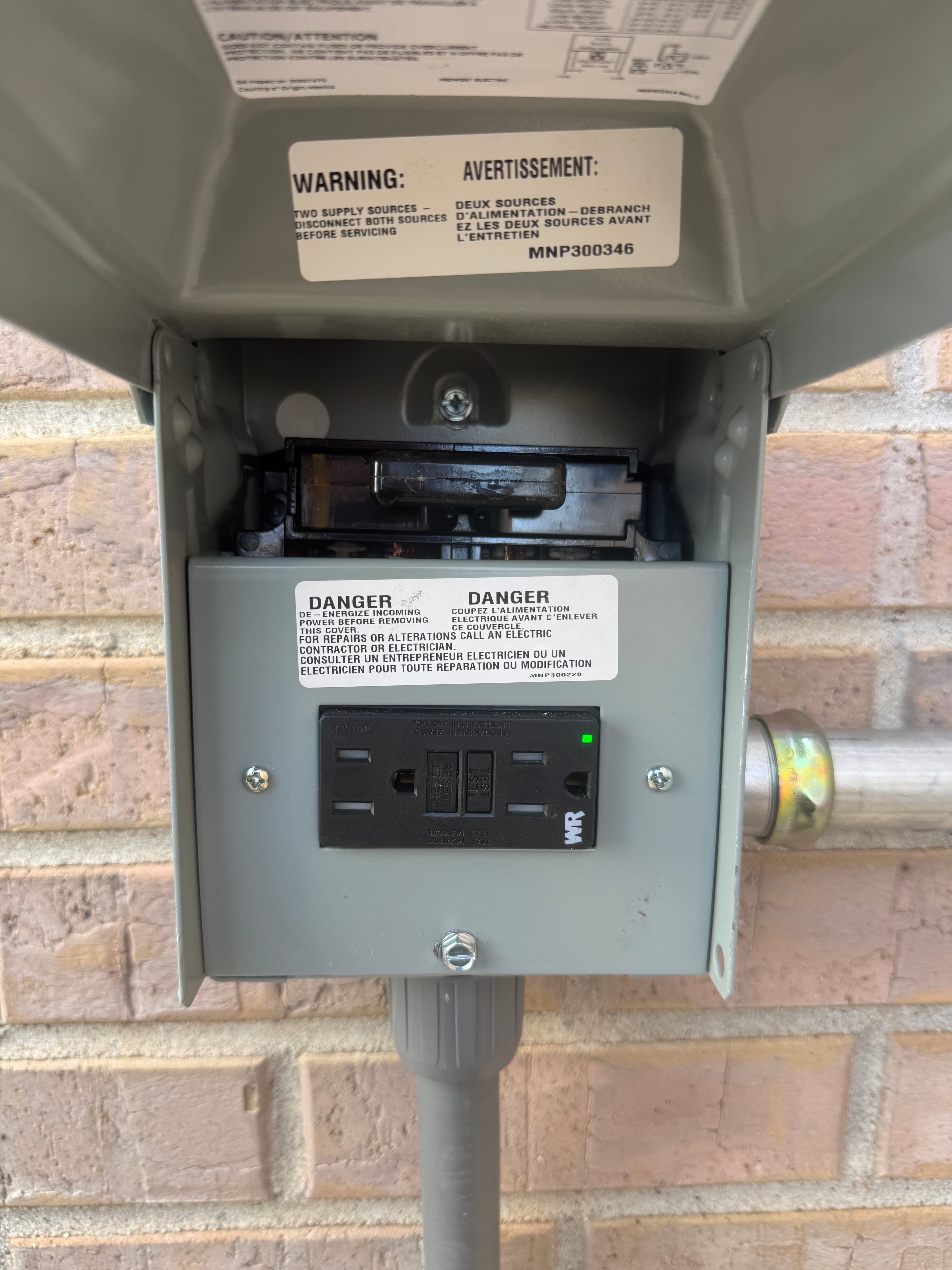 Project Mini Split Disconnect and GFCI Install Done Right image