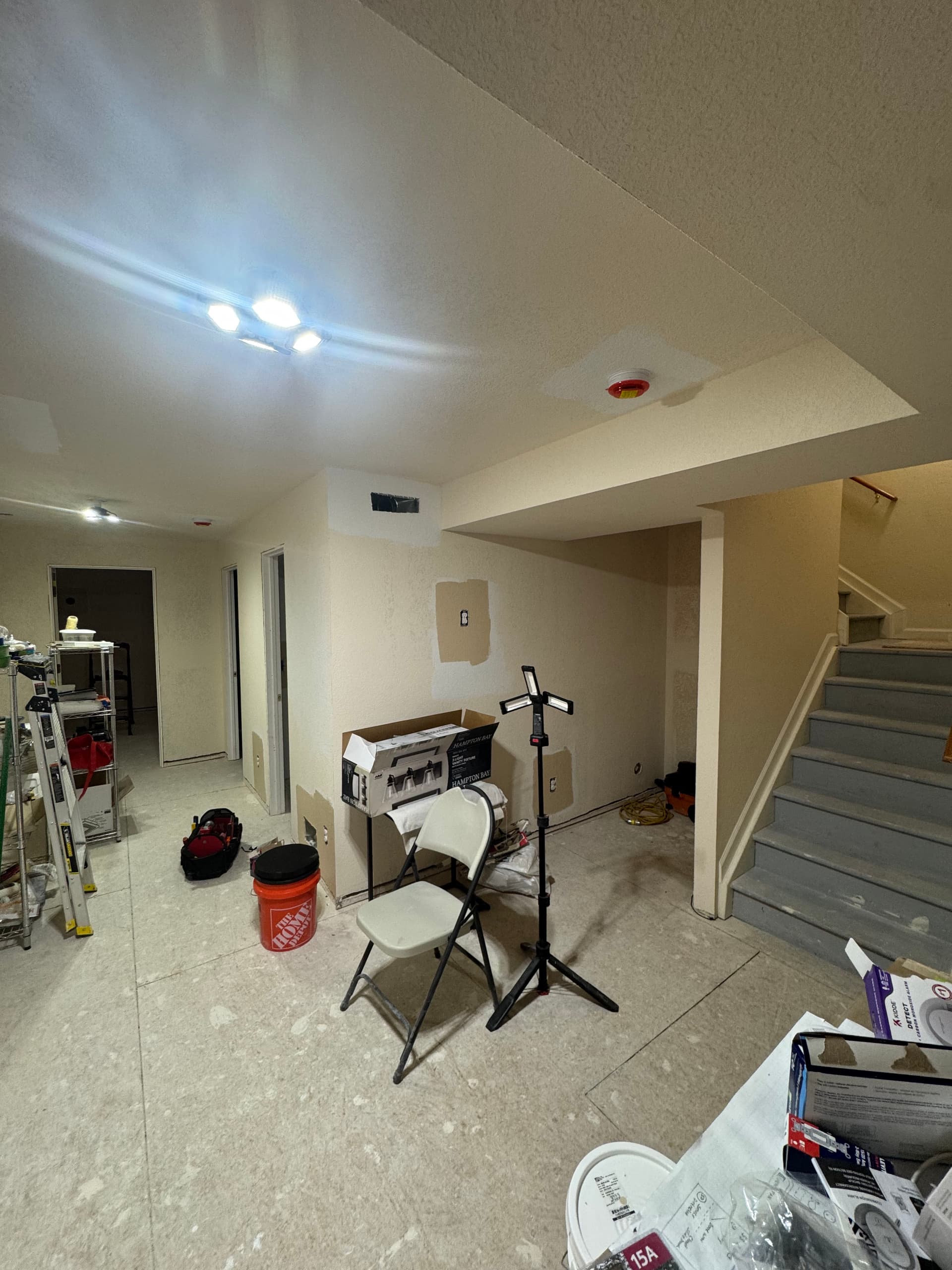 Basement Electrical Trim-Out in Thornton